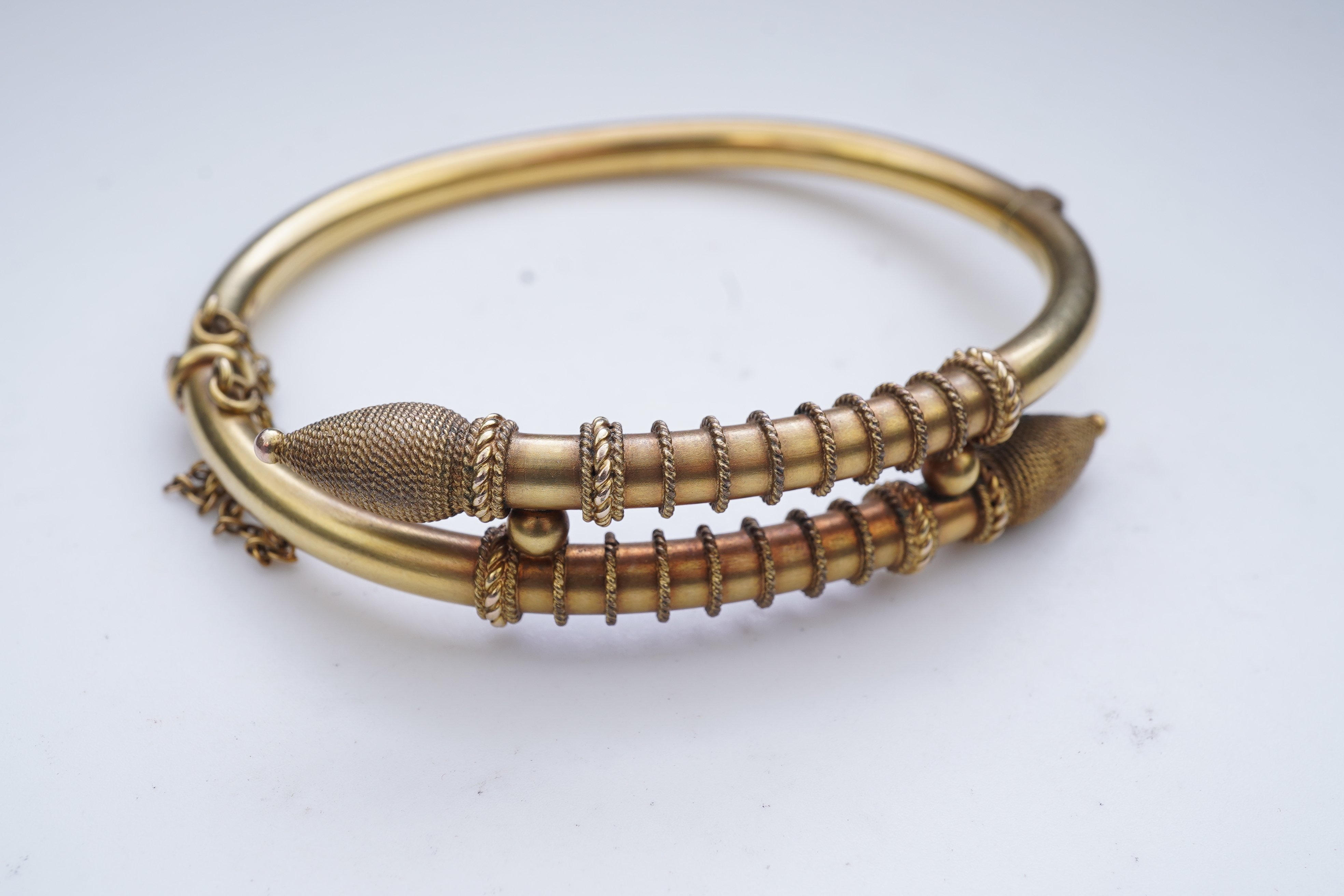 A gilt metal bracelet, mid 19th century